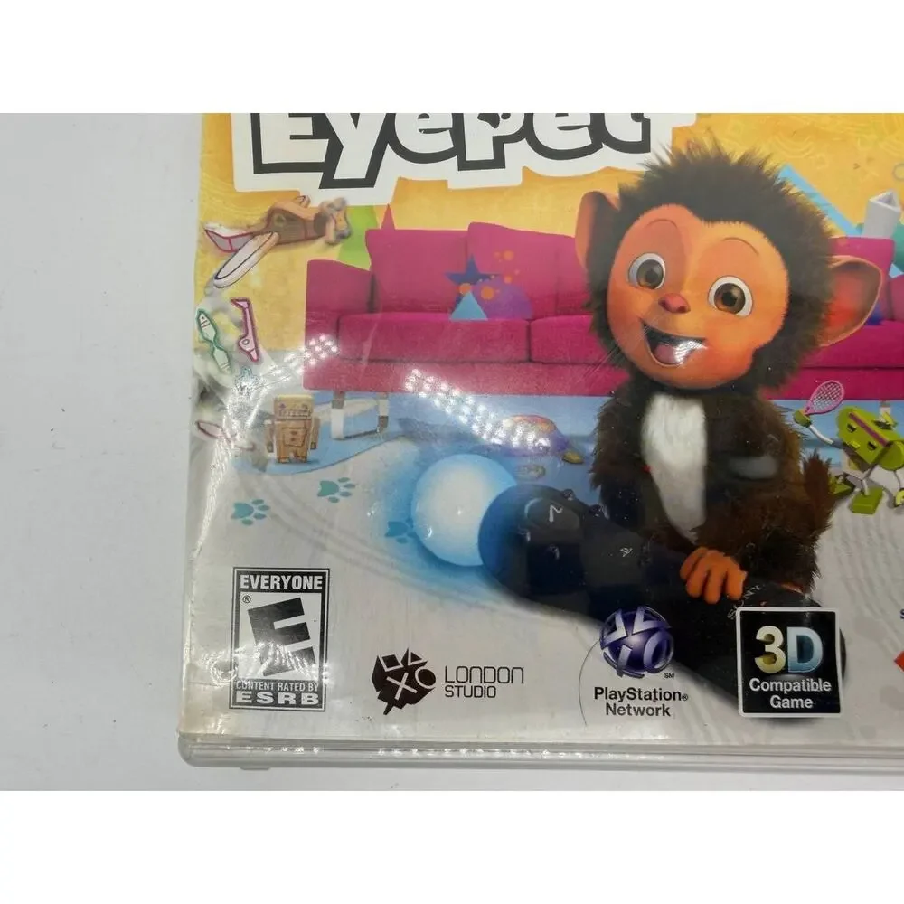PS3 EyePet & The Adventures of Tintin The Game Lot of 2 Sony PlayStation 3